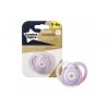 TOMMEE TIPPEE Šidítko C2N silikon Moda 0-6m Fialové s puntíky