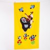 MATĚJOVSKÝ Osuška 100% bavlna 75 x 150cm KRTEK a HOUSLIČKY Žlutá