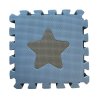 56791 babydan penova hraci podlozka puzzle geometricke tvary blue 90x90 cm