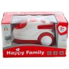 670 happy family detsky vysavac se zvukem a svetlem 22cm bilo cerveny