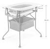 kinderkraft prebalovaci pult s vanickou bubbly grey skladaci 9