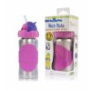 PACIFIC BABY Hot-Tot Termoska s brčkem 265 ml Růžová/Stříbrná