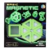 magic magnetic glow set magneticka 3d stavebnice 14 ks svitici