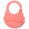 BABYONO 829/04 Bryndák silikonový s korýtkem - Losos