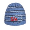ANDER Přízová bavlněná čepice SK 8 modrý pruh vel. 44-46cm