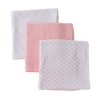 summer infant muselinova prikryvka swaddleme 3 kusy pink ruz vzor ruz
