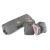 bomimi flapi premium rukavnik grey pink 1
