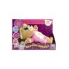 75982 1 teddies medvidek usinacek ruzovy plys 32cm na baterie se svetlem a zvukem v boxu 12m