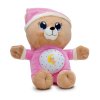 75982 2 teddies medvidek usinacek ruzovy plys 32cm na baterie se svetlem a zvukem v boxu 12m