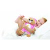 75982 3 teddies medvidek usinacek ruzovy plys 32cm na baterie se svetlem a zvukem v boxu 12m