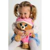75982 9 teddies medvidek usinacek ruzovy plys 32cm na baterie se svetlem a zvukem v boxu 12m