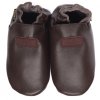 BOUMY & LAMBSKIN Insole BROWN Zimní capáčky s kožešinou Hnědé (17/S)