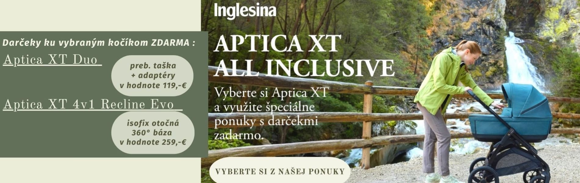 Inglesina+darčeky zdarma