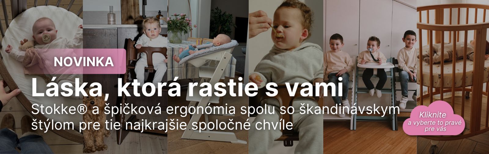 Stokke- ponuka kvalitných stoličiek, postieľok a doplnkov pre deti