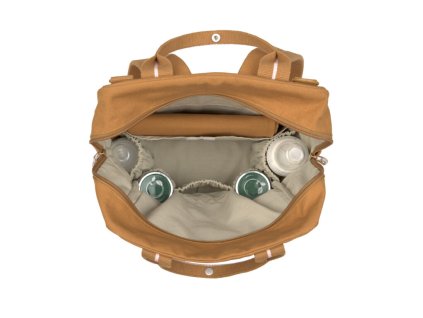 LÄSSIG Green Label Little One & Me Square Backpack Big Gots 2025 caramel