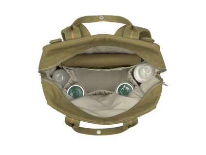 LÄSSIG Green Label Little One & Me Square Backpack Big Gots 2025 olive