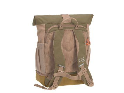 LÄSSIG Mini Rolltop Backpack Nature hazelnut
