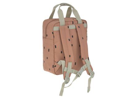 LÄSSIG Mini Square Backpack Happy Prints caramel
