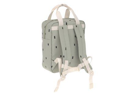 LÄSSIG Mini Square Backpack Happy Prints light olive