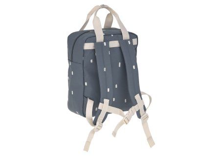 LÄSSIG Mini Square Backpack Happy Prints midnight blue