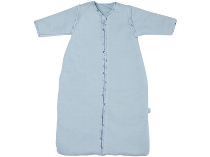 15737 svetle modry zimni spaci pytel pro miminka s odepinacimi rukavy bebe jou fabulous hero 70cm