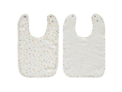 22299 podbradnicky bebe jou bohemian garden 2ks kremove