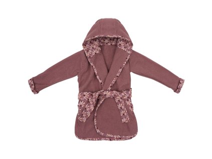 22859 detsky bavlneny zupan luma flowerfever staroruzovy s kvetmi