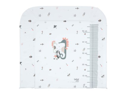 24048 prebalovacia podlozka trojstranna bebe jou ocean vibes 72x77cm bielo zelena