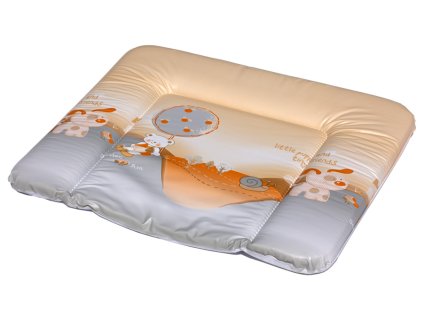 26679 prebalovacia podlozka trojstranna 85x75 grey puppy sivo oranzova v akcii