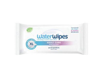WATERWIPES Obrúsky vlhčené Adults bez obsahu plastov 30 ks
