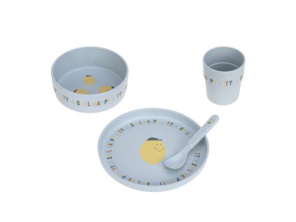 LÄSSIG Dish Set PP/Cellulose Happy Fruits 2025 lemon