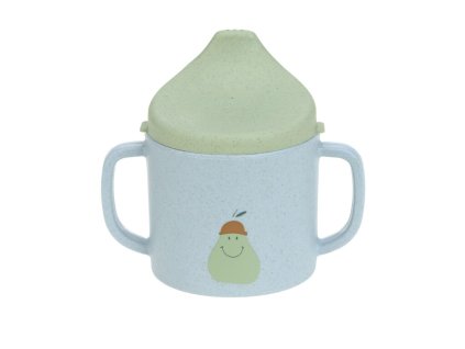 LÄSSIG Sippy Cup PP/Cellulose Happy Fruits 2025 lemon