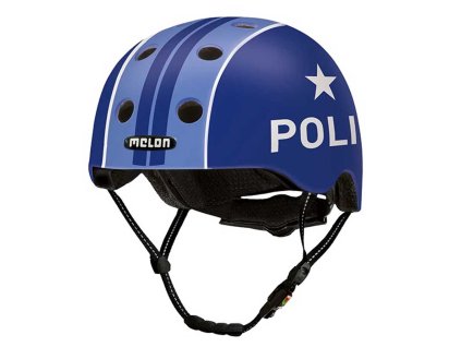 Melon Detská cyklistická prilba Officer Modrá 2024 XXS/S, Modrá