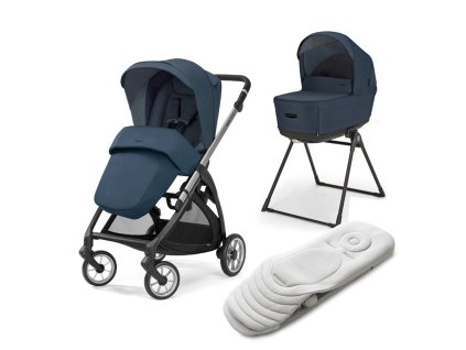 28830 aae59s0hdb kocik electa duo 2v1 2025 hudson blue tmavomodra dvojkombinacia s welcome pad a stand upom s 5 okienkami velmi lahky kocik