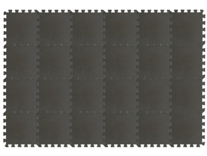 28953 sedy hraci koberec z penovych puzzli 6x4set24 grey