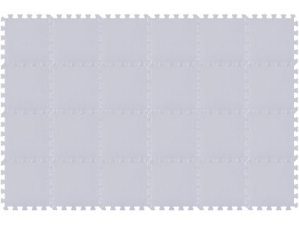28971 svetlosivy detsky hraci koberec z extra silnych penovych puzzli set24 light grey