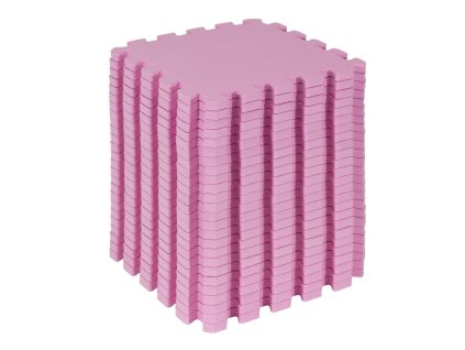 29400 detsky penovy hraci koberec z ruzovych puzzli 150x150cm
