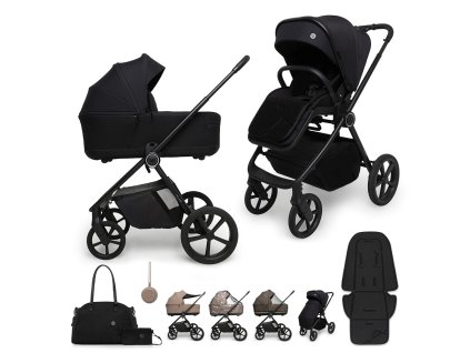 MUUVO Kočík kombinovaný Muuvo One 2v1 Negro