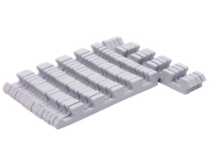 30399 suprava 20 okrajov pre penove puzzle silver 120x180cm