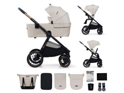 KINDERKRAFT Kočík kombinovaný Nea 2 2v1 Beige