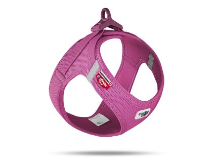 CURLI Postroj pre psov so sponou Air-Mesh Fuchsia XL, 12-18 kg