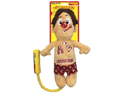 HASBRO Hračka pre psov Operation Cavity Sam plyšová s lanom na preťahovanie 30 cm
