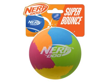 NERF DOG Hračka pre psov gumová super odrazová loptička 9,5 cm