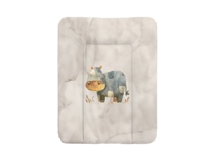 CEBA BABY Podložka prebaľovacia mäkká (50x70) Basic Cosy Hippo