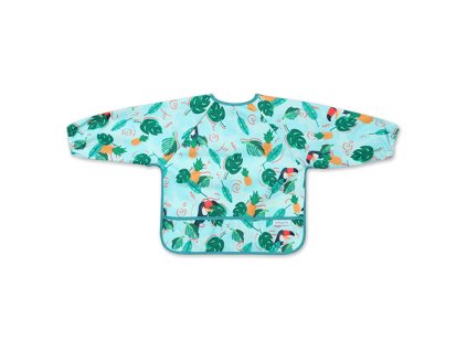 BABYONO Podbradník s dlhým rukávom Toukans, 74 x 36cm, 6m+