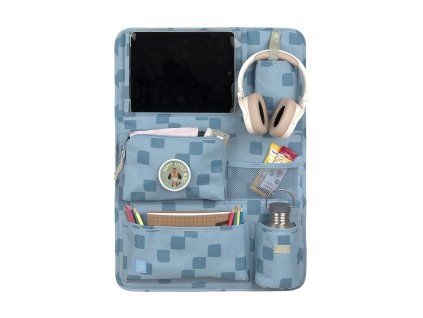 LÄSSIG Car Wrap-to-Go Pattern Party blue