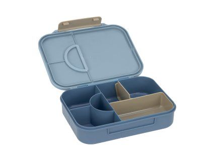 LÄSSIG Lunchbox Bento Pattern Party blue/green