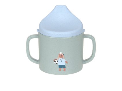 LÄSSIG Sippy Cup PP/Cellulose Tiny Team dog