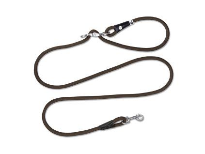 CURLI Vodítko pre psov Vario Comfort Brown S