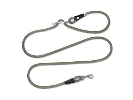 CURLI Vodítko pre psov Vario Comfort Moss L